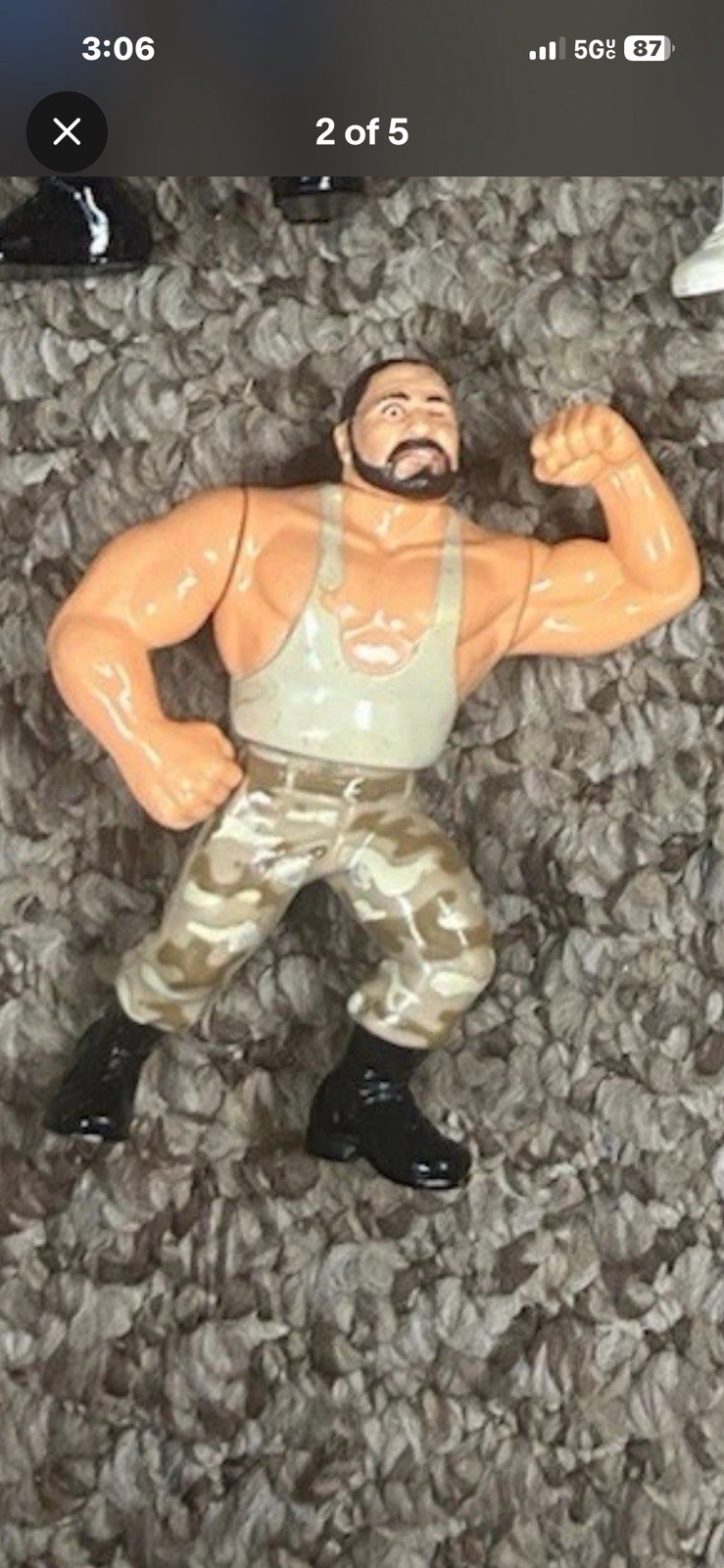 BUSHWACKER LUKE Special Series Hasbro 10 1994 Vintage Wwf Wwe Action Figure