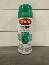 Krylon Stained Glass Spray Paint Summer Green 11.5 oz 9028 New Discontinued