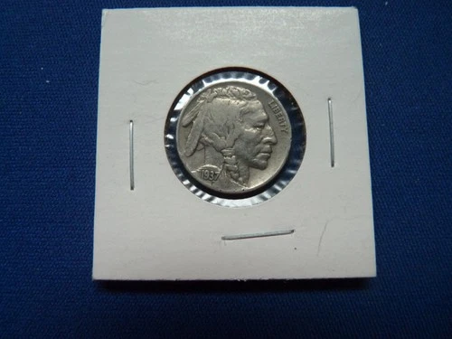 1937 P Indian Head Buffalo Nickel 5c US Coin Philadelphia Mint