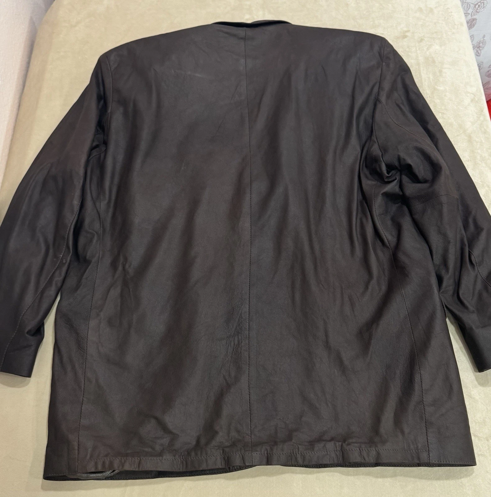 REMY 2-Button Leather Sport Coat Size: 42 MRSP: $1695 Made in USA - product detail image 5