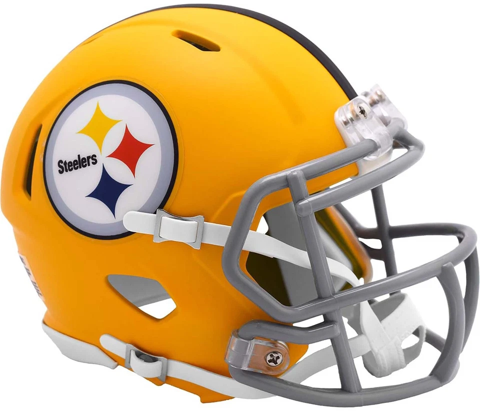 Pittsburgh Steelers 2025 Alternate Riddell Speed Mini Helmet - Image 1 of 3