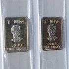 .999 silver 2 - 1 gram-NEW-REDUCED $$
