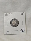 1907- BARBER DIME- NR AUCTION - #18