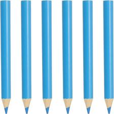6 Pcs Wooden Colored Pencils, Short Oil Based Colored Pencils for Artists Teache