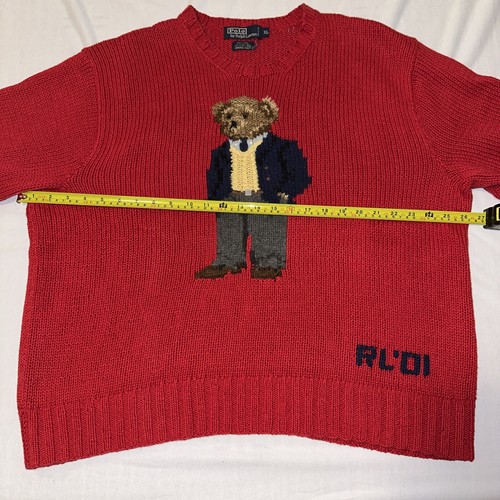 2001 Vintage Ralph Lauren Polo Bear Sweater - Image 1