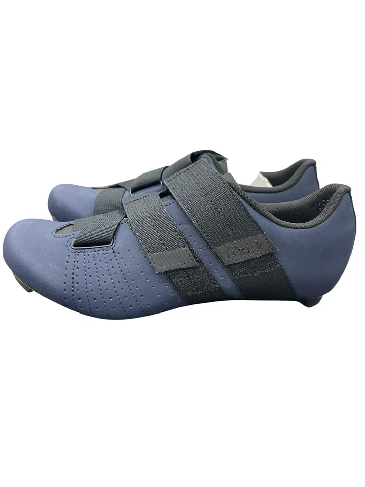 Zapatos de ciclismo de carretera Fizik Tempo R5 Powerstrap para hombre azul marino/negro talla 9,5 Foto 2 de 4