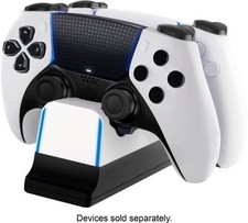 NEXT Dual Controller Charging Station Dock for PlayStation 5 PS5 Remote White
