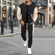 Mens Sweatsuits 2 Piece Sport Tracksuit Jogger Sweat Suits Jogging Outfits