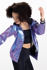 Dance Pre-Owned Jacket large Child Purple Balera AH11028 Hip Hop Other Shiny