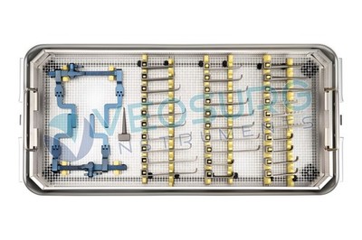 Aesculap Style McCulloch Retractor System With Sterilization Tray A++ Grade