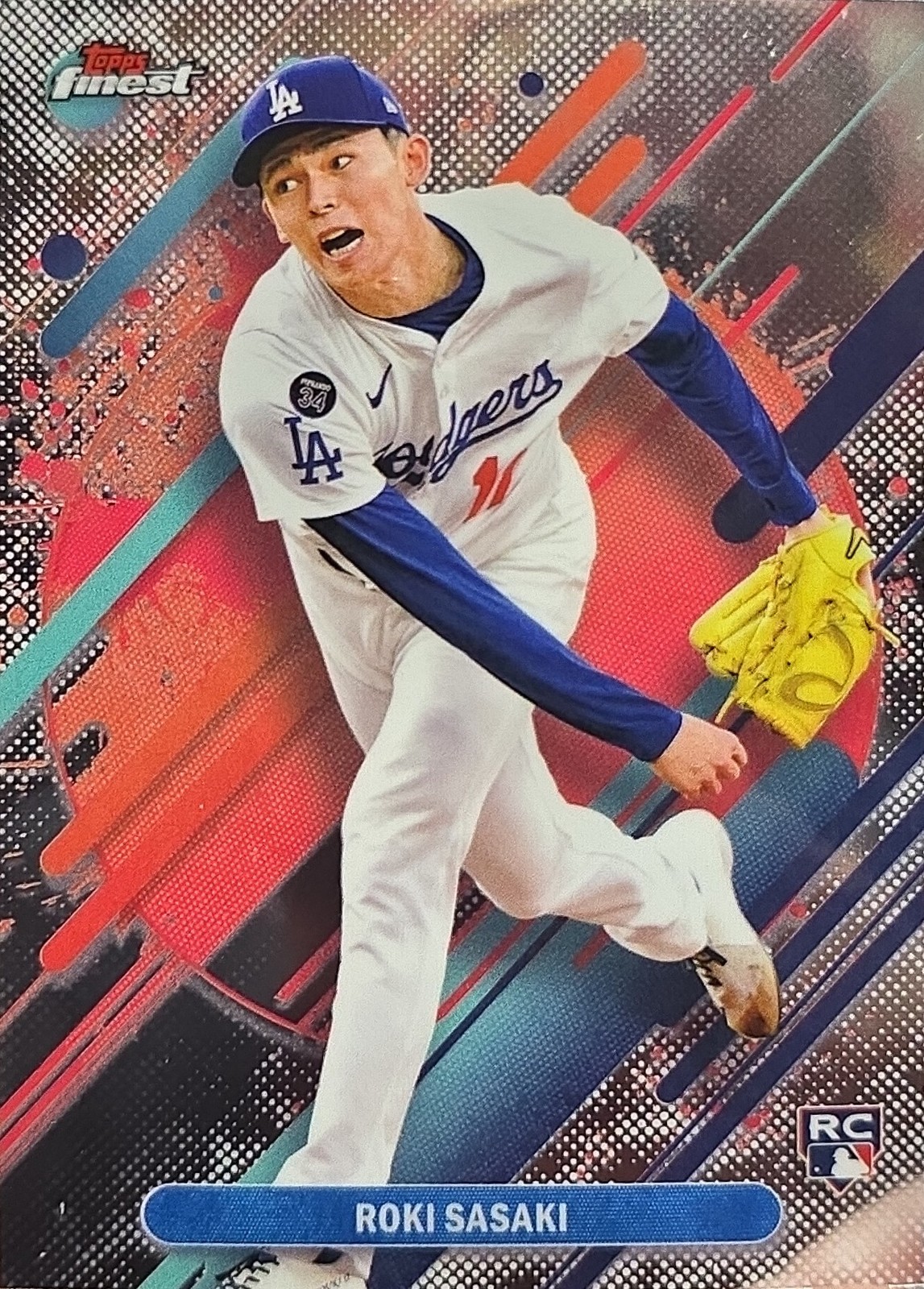 2025 Topps Finest Base Set - Rare#288 Roki Sasaki