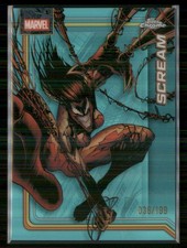 2026 Topps Chrome Marvel Comics #148 Scream Aqua Refractor #/199