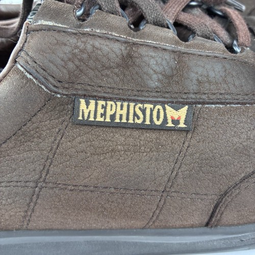 Mephisto Match Run Off Men's Shoe Athletic Comfort Walking Brown Leather US 11 - Afbeelding 12 van 20