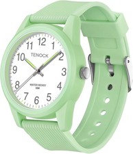 Kids Ang Watches for Girls Boys Watches with Soft Band Learning Time