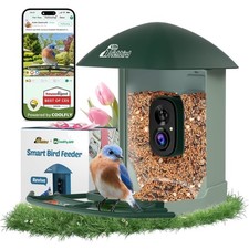 Smart Bird Feeder with 4MP HD Camera, Birdwatching Camera with Free AI Identi...
