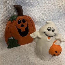 Halloween set Pumpkin and Ghost