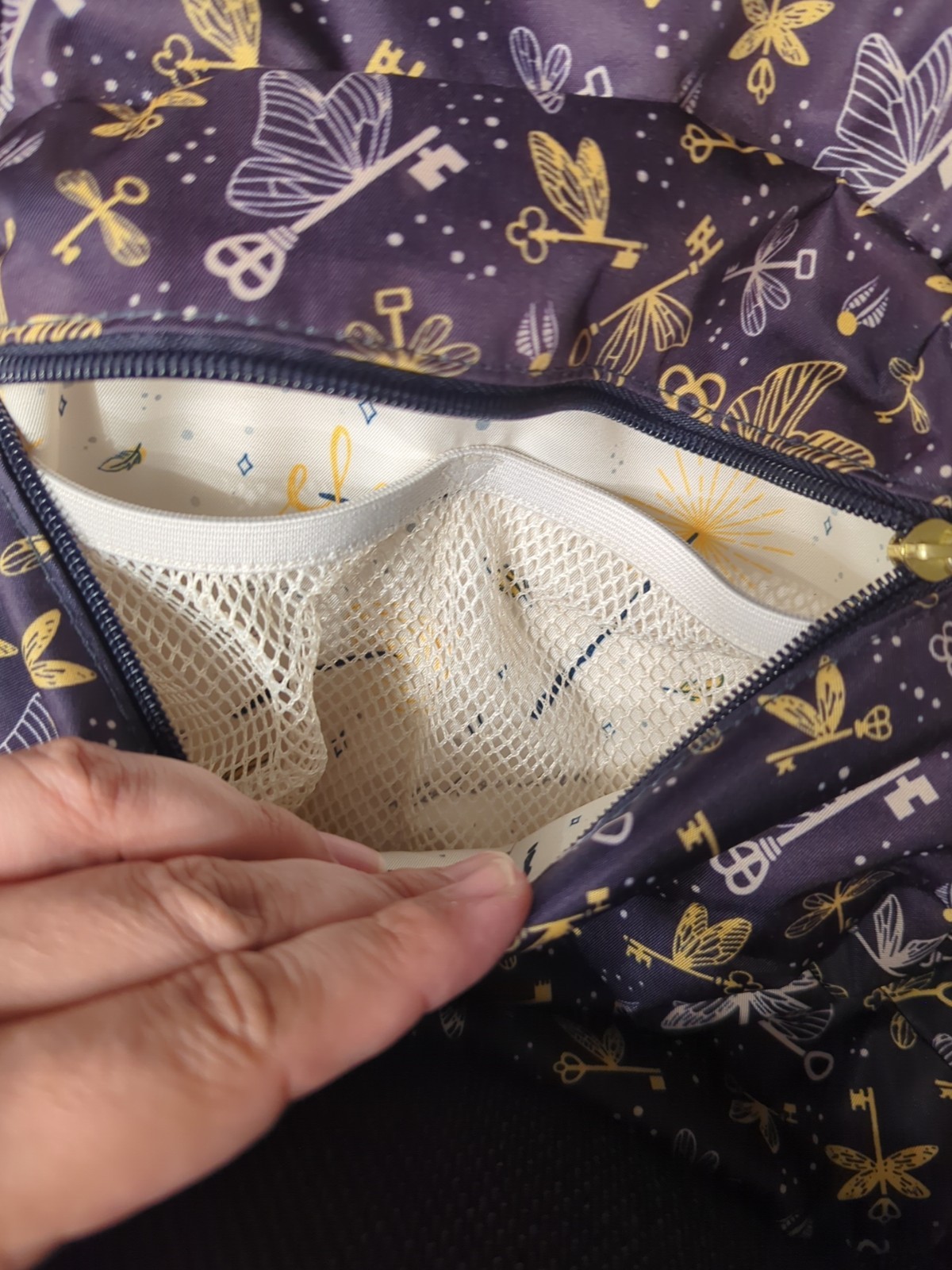 Ju-Ju-Be x HARRY POTTER Flying Keys Full Sized Backpack JuJuBe Navy