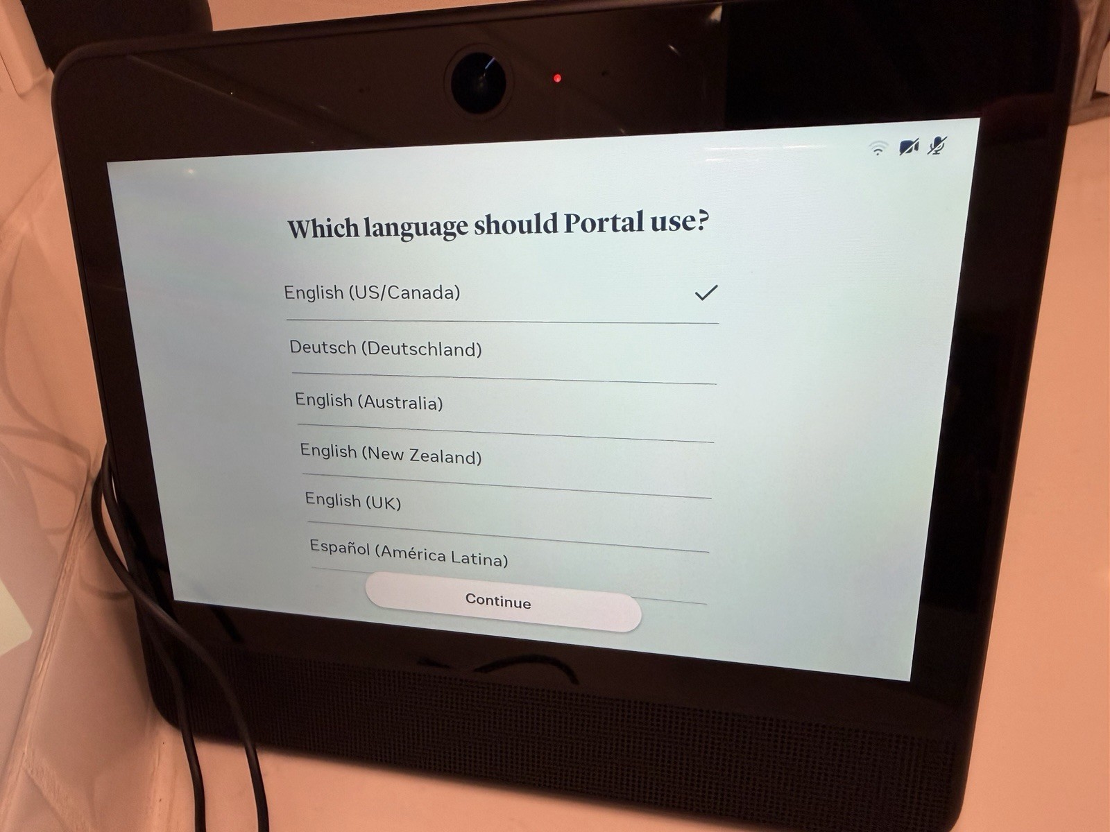 Facebook Portal 10” Smart Video Calling Display B81A0A1BUS Tested Reset Works