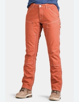 Dovetail Workwear Women s Anna Task Pant Paprika Orange Sz:12/30 NWT