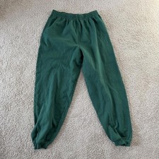 Disney vintage green sweatpants with embroidered patch pocket Size XL