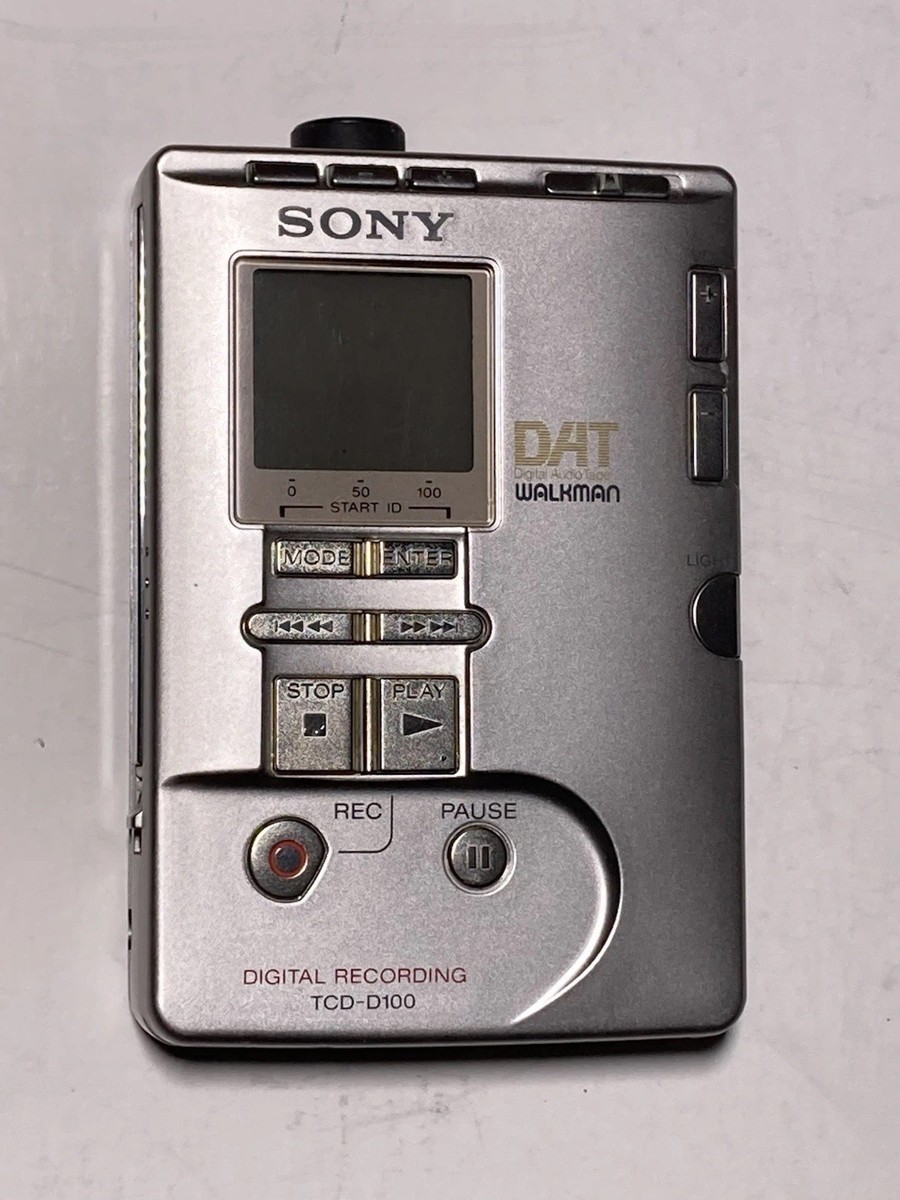 SONY TCD-D100　2006年購入 SONY TCD-D100 Portable DAT Walkman Very Good | eBay