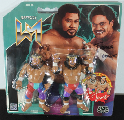 WWF WWE Epic Toys The Islanders Haku Tama Tag Team Wrestling