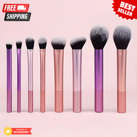 NEW Real Techniques Makeup Brushes Set Sponges Puff Blender Smooth Foundation