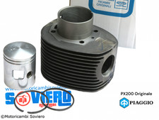 Gruppo Termico Cilindro Pistone Originale Piaggio Vespa PX200E PX 200 PE