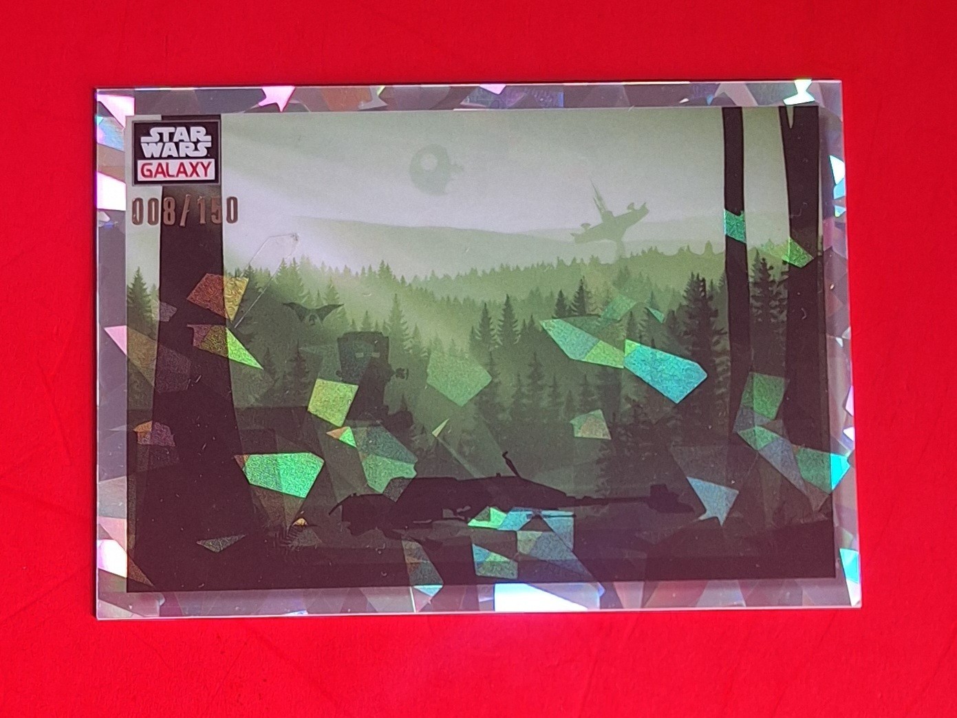 2023 Topps Chrome Star Wars Galaxy Atomic Refractor /150 • 74-Z Speeder Bike #98