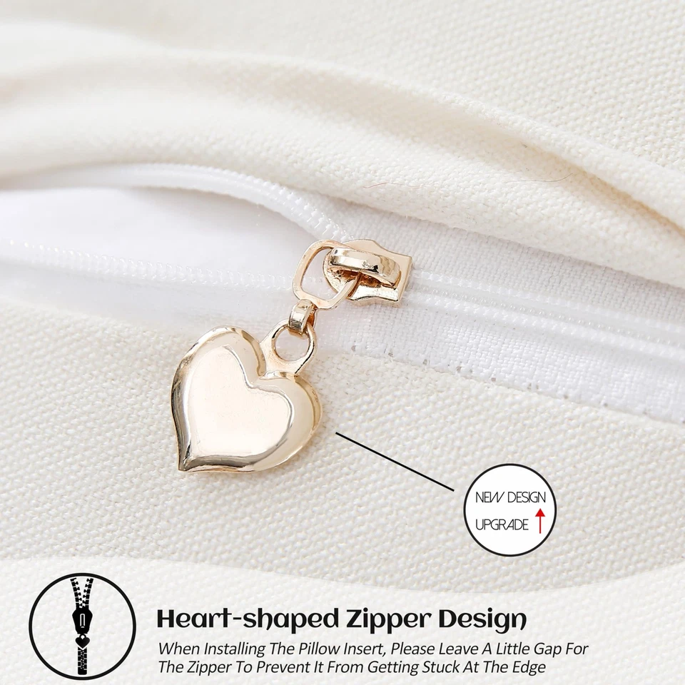 Decorative Boho Navy Blue Pillow Covers Set of 2-20x20 Inch Farmhouse Accent ... - Image 4 of 4