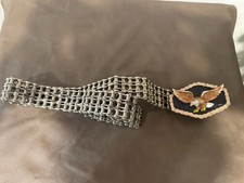 Vintage Harley Davidson Chain Belt  Eagle Buckle