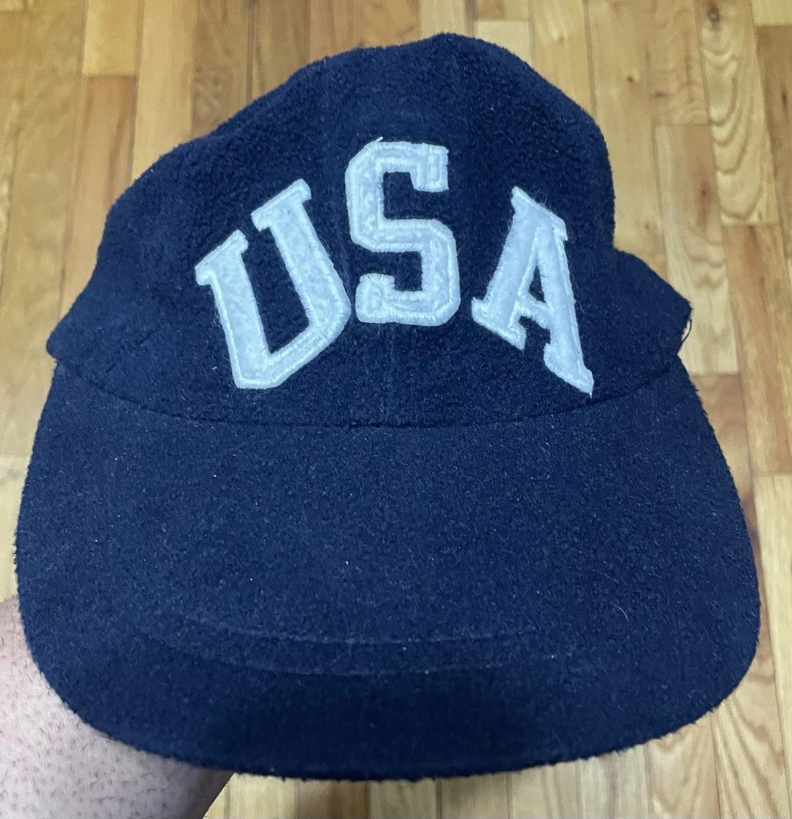Vintage Polosport USA Fleece Fitted Baseball Cap