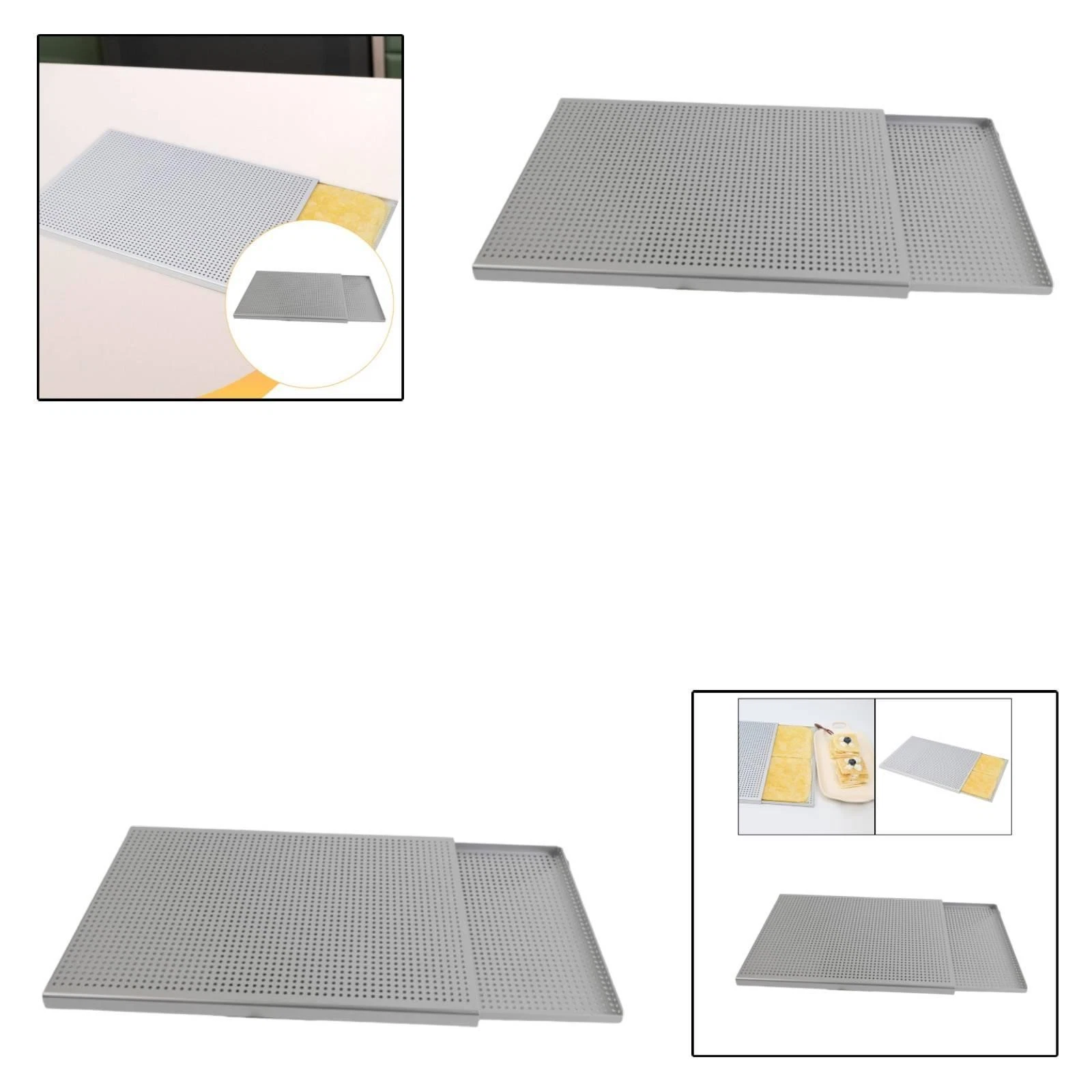 Puff Pastry Baking Tray Napoleon Pastry Baking Sheet for Meat Dessert Cakes
Opens in a new window or