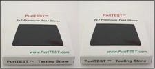 2 Acid Test Stones Gold Silver Platinum Testing Tools 