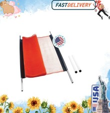 Non-Retractable Driveway Safety Net, Orange, 30'  Outdoor Barrier; Playtime