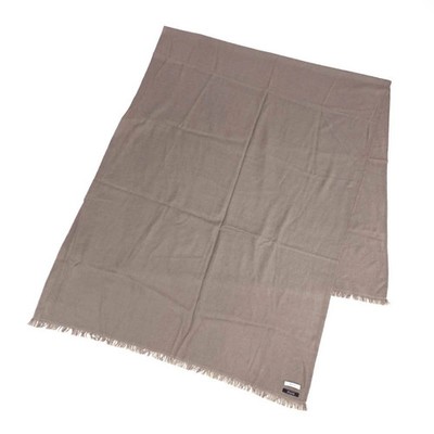 N.PEAL Stole Brown 100% Cashmere Large Ladies Clothing Accessories []