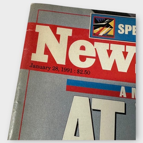 Newsweek Magazine January 28, 1991 America At War Desert Storm No Label - Picture 3 of 10