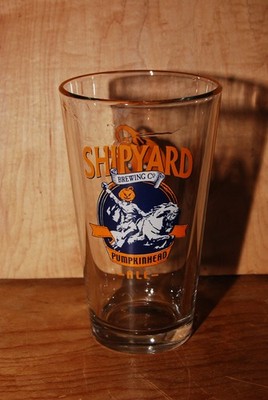 Shipyard Brewing Co PUMPKINHEAD ALE Pint Glass