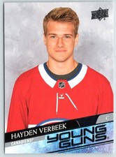 HAYDEN VERBEEK RC YOUNG GUNS 2020-21 UPPER DECK 20-21 #714              85193