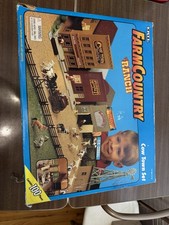 Vintage ERTL Farm Country Ranch Cow Town Set READ PARTS ONLY