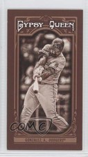 2013 Topps Gypsy Queen Mini Sepia-Tone 6/50 Adrian Gonzalez #5 b9f