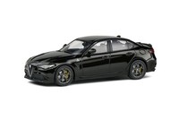 Solido Alfa Romeo Giulia Quadrifoglio Modell 1:43 Schwarz 2019
