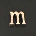 Vintage Necklace Pendant MARKED 925 STERLING SILVER Letter M Jewelry lot y