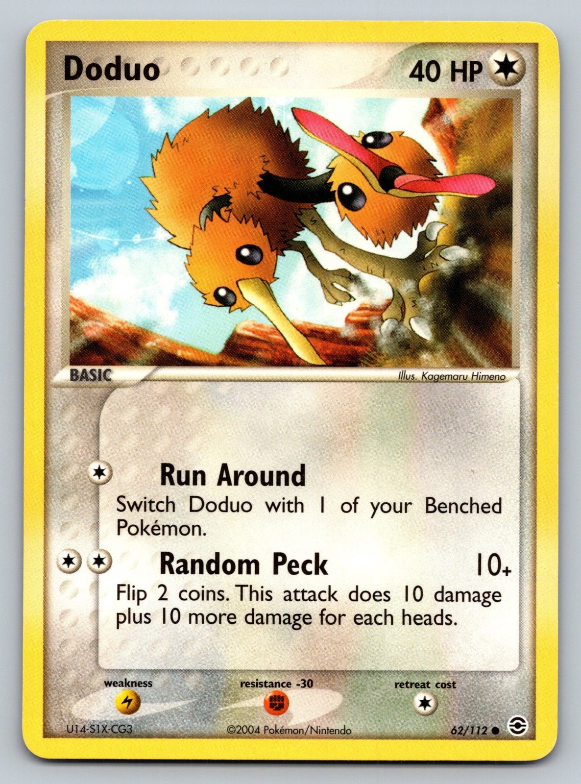 Doduo Pokemon Common [EX FireRed & LeafGreen 62/112] Lightly Played