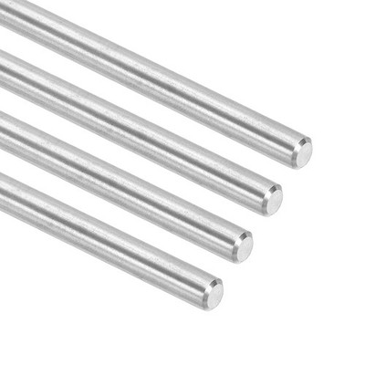 4Pcs Linear Motion Rods, 250mm Linear Motion Rail Rod (Diameter: 3/16Inch)