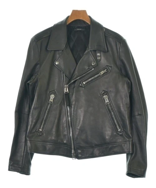 Tom Ford Black Leather Outer Shell Coats, Jackets & Vests for Men