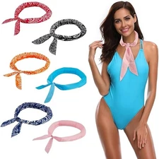 6 Pack Cooling Neck Wraps Ice Bandanas for Summer Sports | Free Shipping