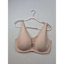 ThirdLove 24/7 Pima Cotton Plunge Bra Beige Nude Pima Cotton Underwire 42E