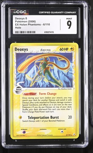 Deoxys δ graded CGC 9 for sale on eBay