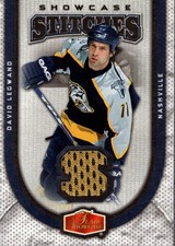 2006-07 Flair Showcase Stitches #SSDL David Legwand Jersey - HKY